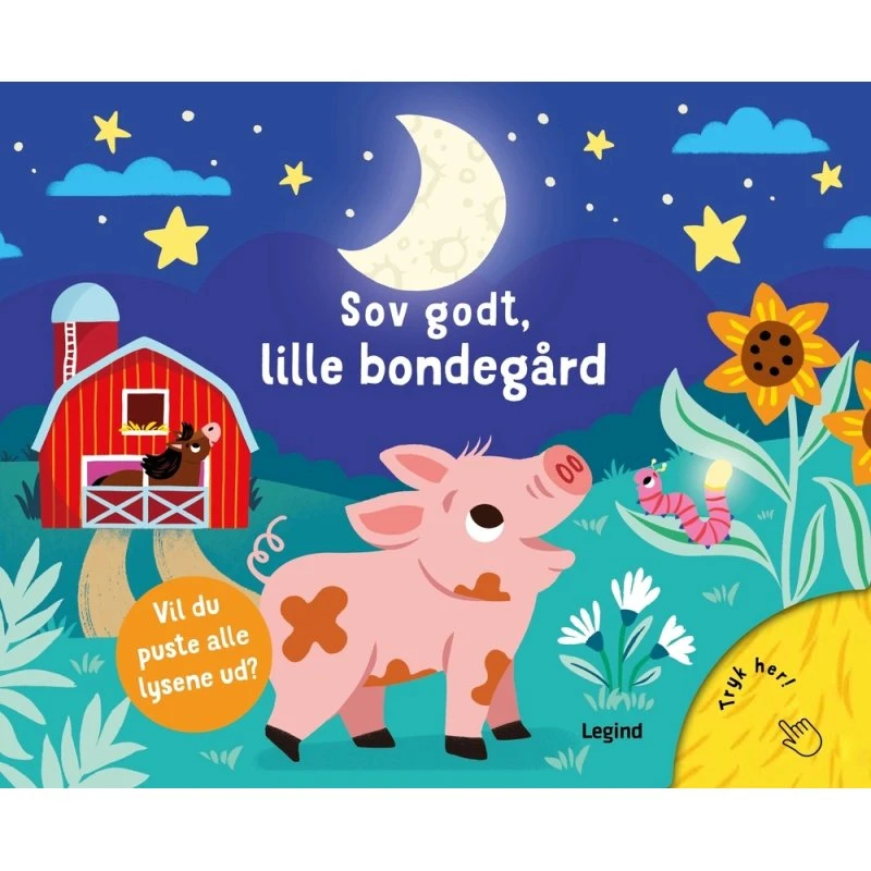 Pust lyset ud: Sov godt, lille bondegård (papbog)