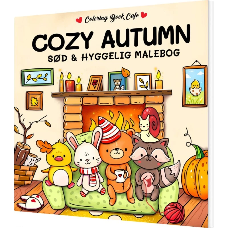 Coloring Book Cafe Cozy Autumn – Malebog (paperback)