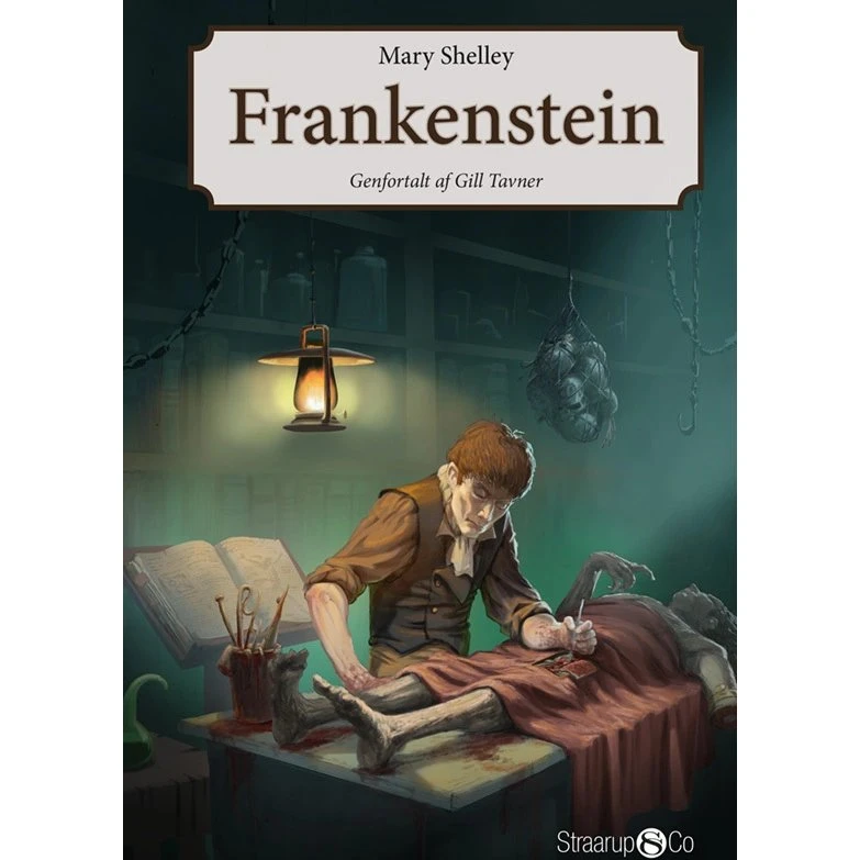 Mary Shelley: Frankenstein – Børnebog (Hardback)