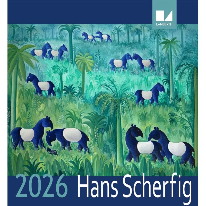 Hans Scherfig Kalender 2026 – Årbog (spiral)