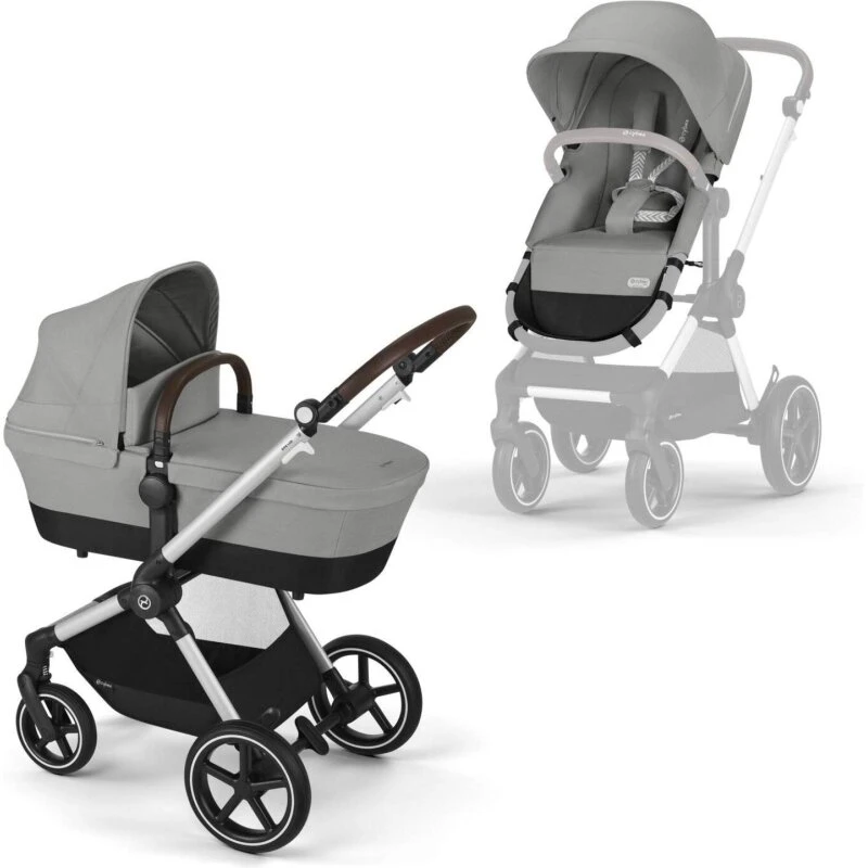 Cybex Eos Lux Stone Grey 2-i-1 kombivogn