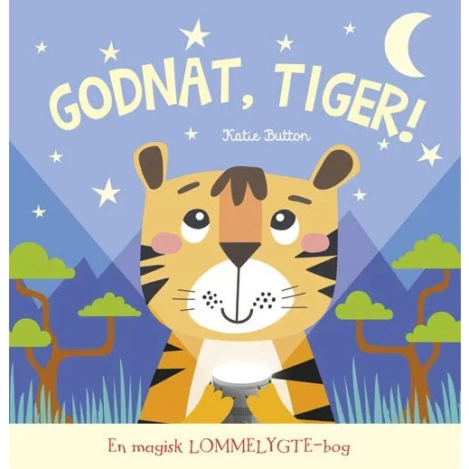 Joshua George – Godnat, Tiger! (magisk lommelygte, hardcover)