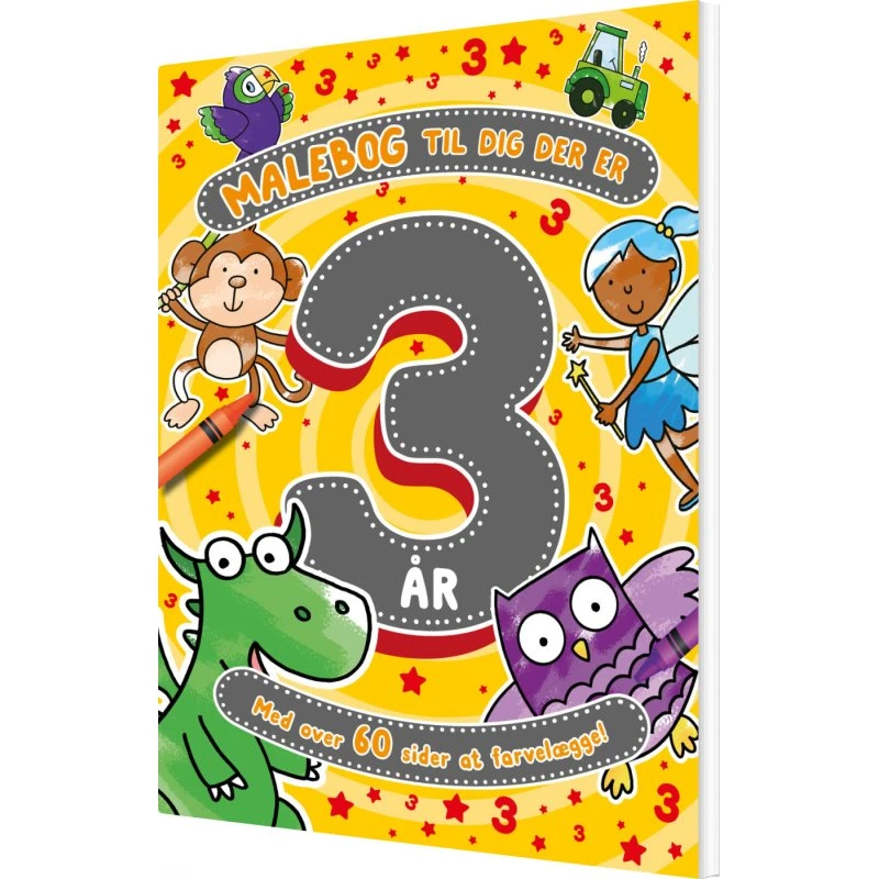 Forlaget Tukan: Malebog til dig der er 3 år