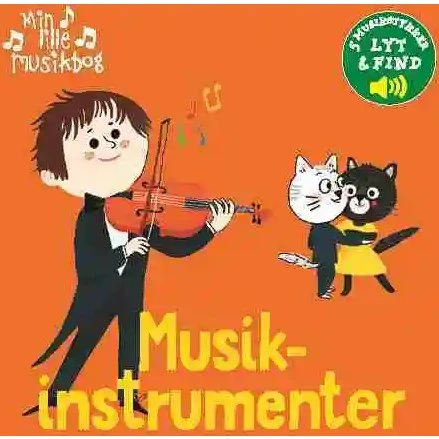 Min lille musikbog: Musikinstrumenter – papbog med lyd