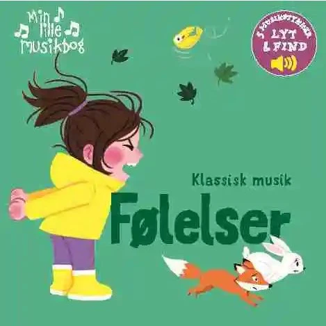Min lille musikbog: Følelser – papbog med musik (0–6 år)