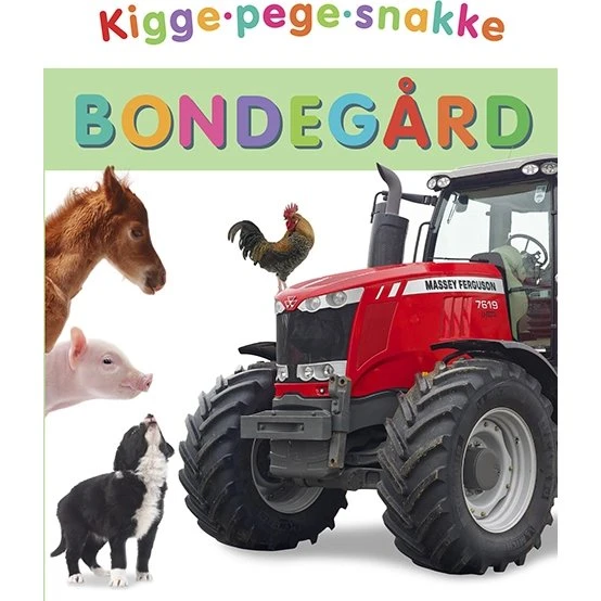 Kigge-pege-snakke: Bondegård (Papbog)