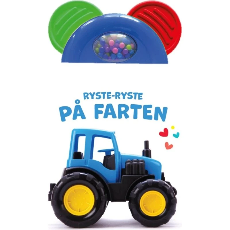 Ryste-ryste: På farten – papbog med rangle