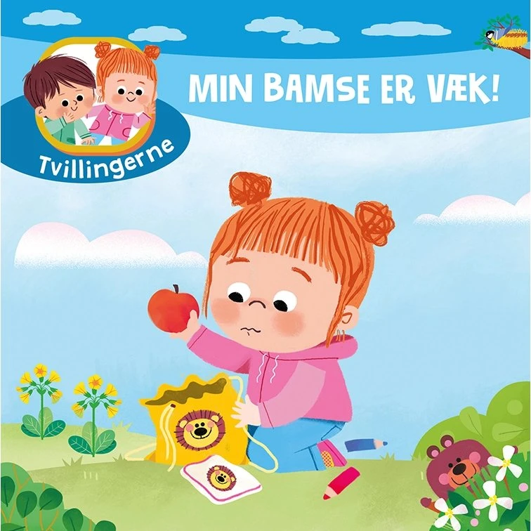 Tvillingerne: Min bamse er væk! - Børnebog (hardcover)