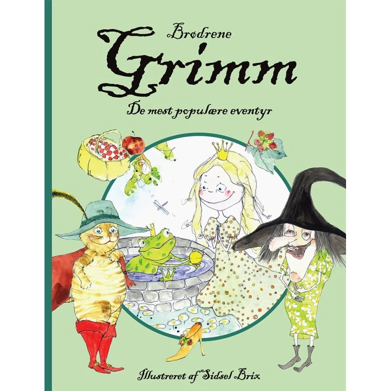 Brødrene Grimm – De mest populære eventyr (hardcover)