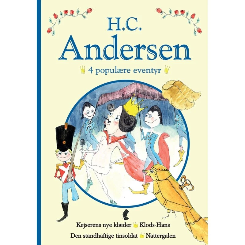 H. C. Andersen – 4 populære eventyr (Blå) – Hardcover