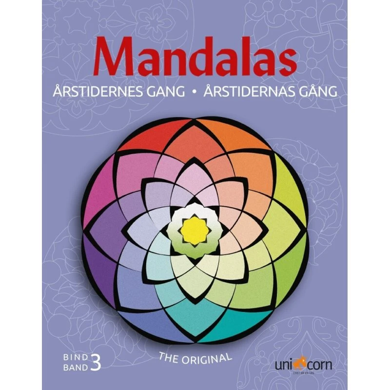 Mandalas Årstidernes Gang Bind 3 – Malebog (paperback)