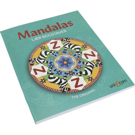 Lær Bogstaver med Mandalas – malebog for børn