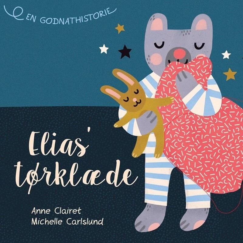 Michelle Carlslund: Elias' tørklæde – følebog, papbog (12 sider)