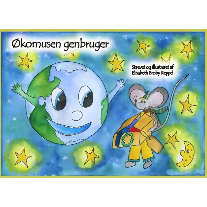 Økomusen Genbruger – Børnebog (indbundet)