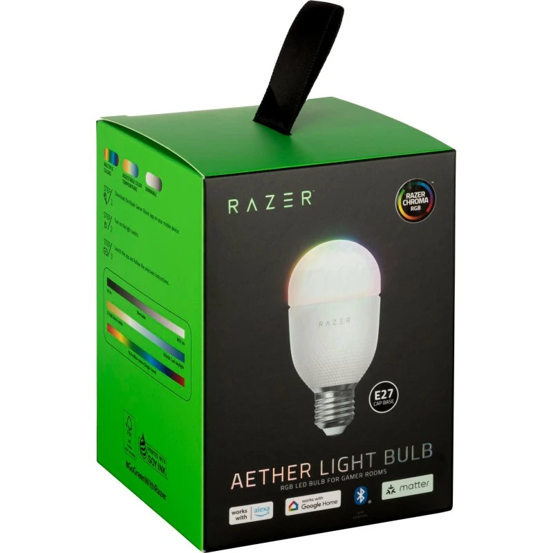 Razer Aether A19 LED-pære 9W E26/E27 RGB 2700-6500K