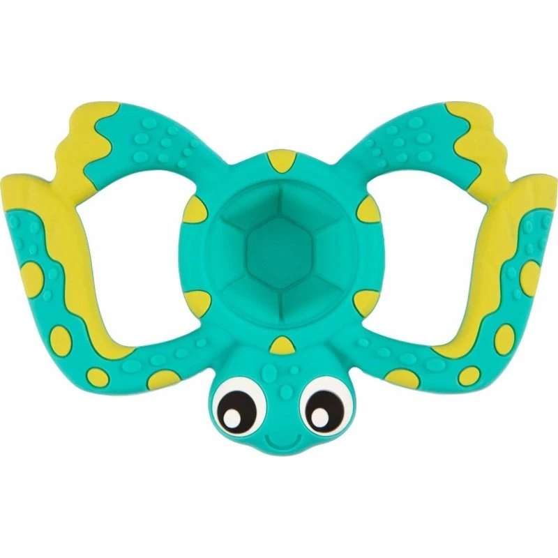 Playgro Pop & Chew Silikone Bidering - Skildpadde (6+ mdr)