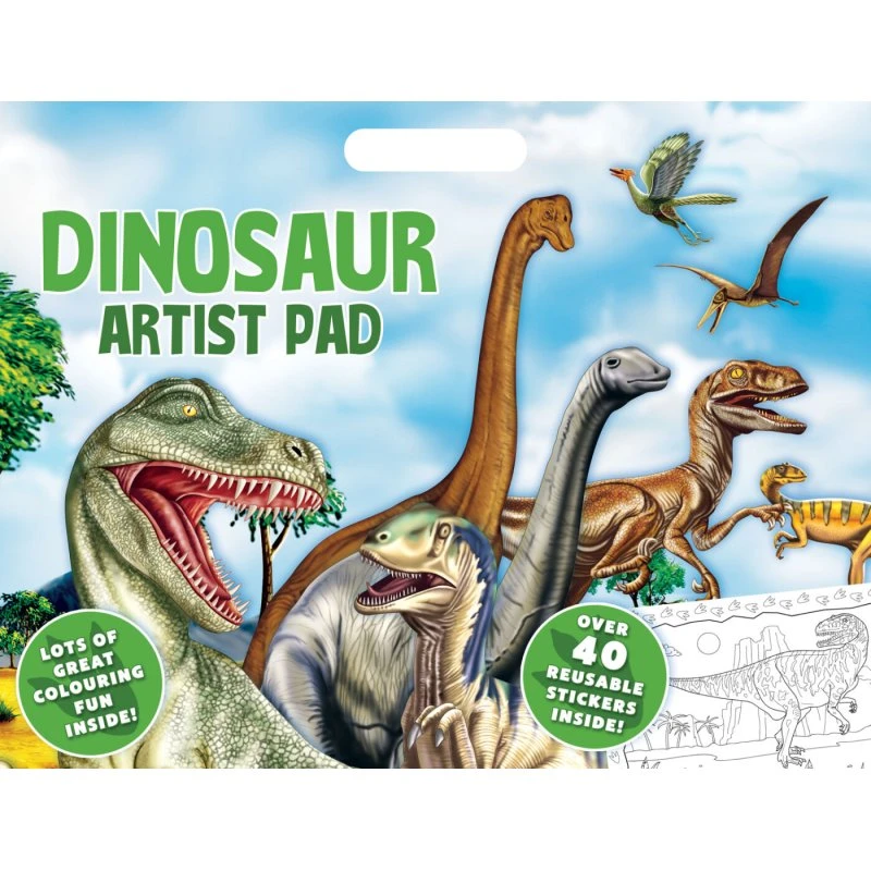 DINOSAURUS Artist Pad A3 - Alligator malebog