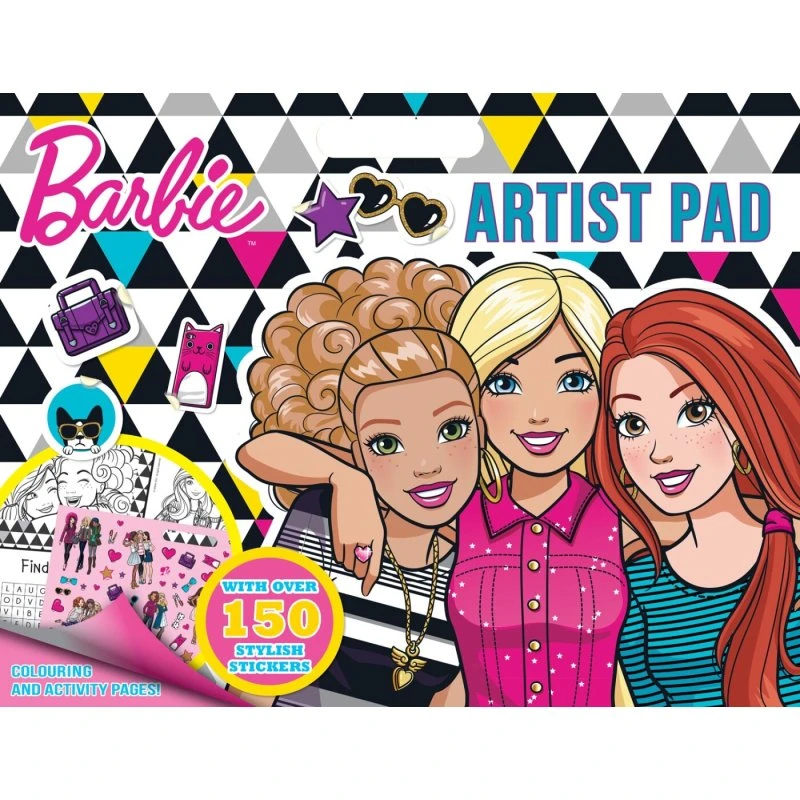 Barbie Artist Pad A3 Malebog - Alligator