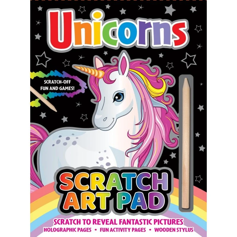 Unicorn Scratch Art Pad – Alligator
