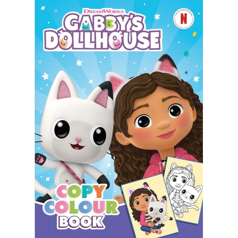 Alligator Gabby's Dollhouse Color Copy Book