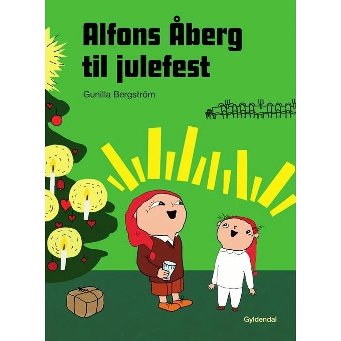 Alfons Åberg: Til julefest – indbundet børnebog (32 sider)
