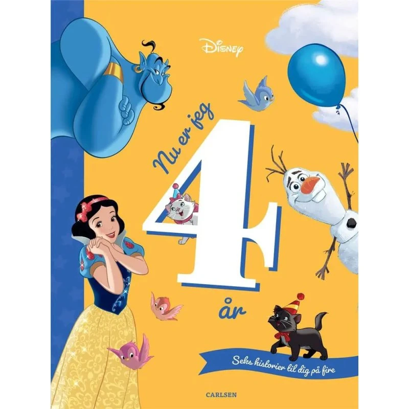 Disney: Nu er jeg 4 år - Børnebog (hardcover, 96 sider)