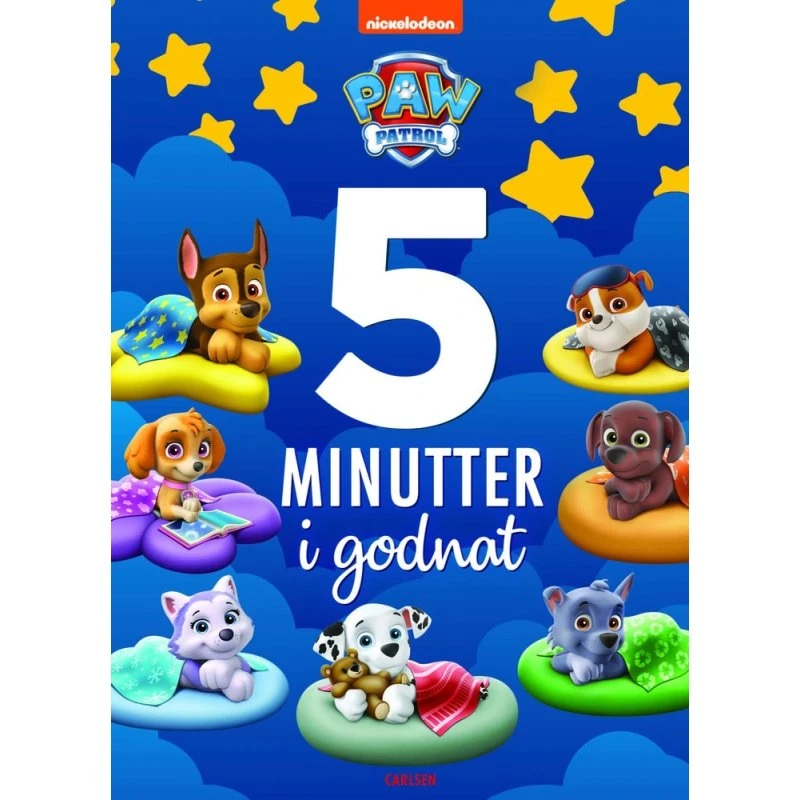 PAW Patrol – Fem minutter i godnat (hardcover)