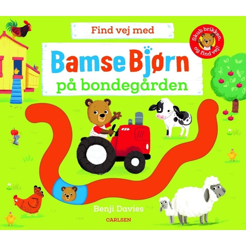 Bamse Bjørn - Find vej: På bondegården (papbog)