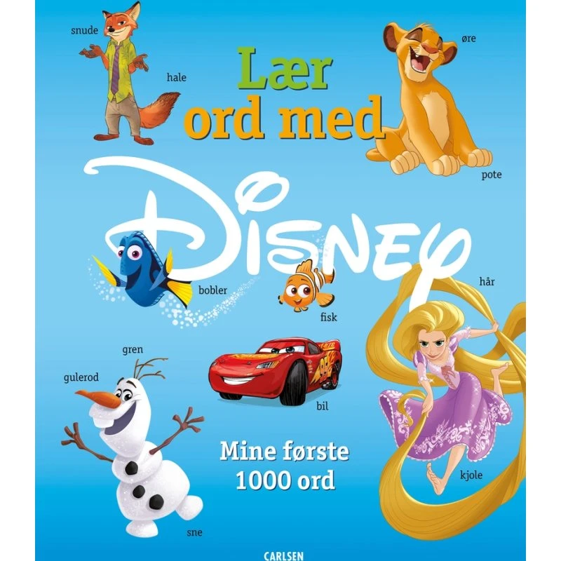 Disney Lær ord - Mine første 1000 ord (hardcover)
