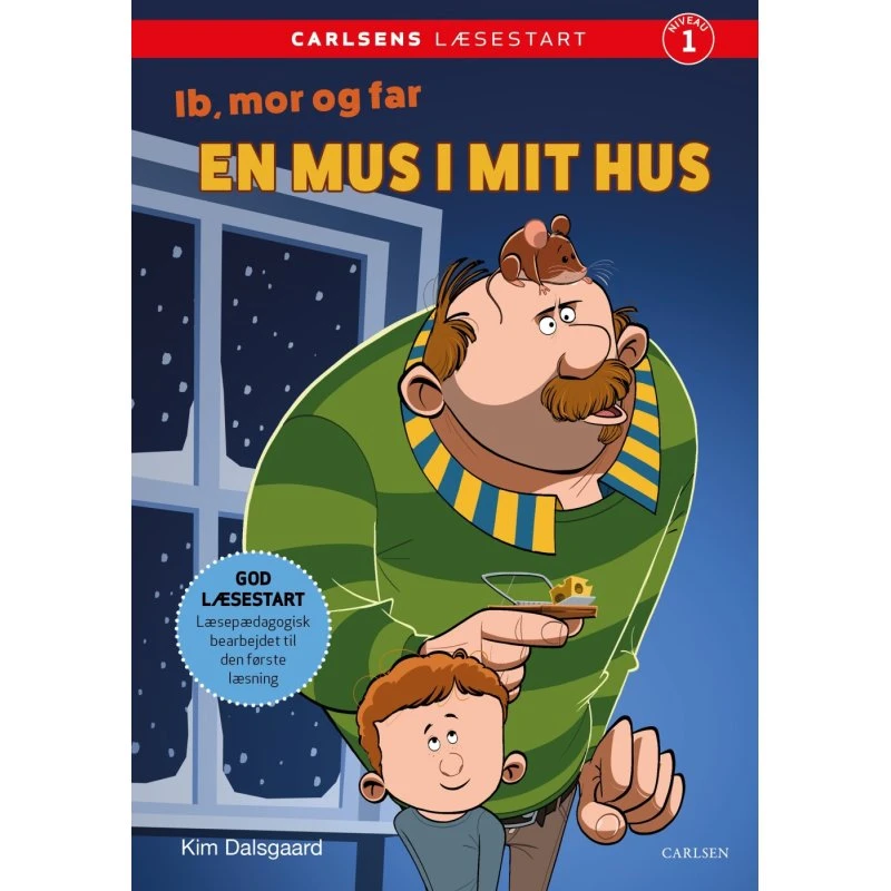 Carlsens Læsestart: Ib, Mor og Far – En mus i mit hus
