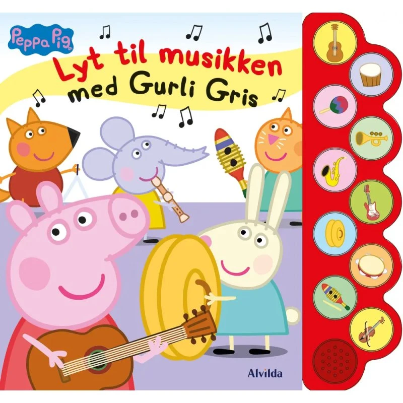 Gurli Gris - Lyt til musikken (10-knaps lydbog)