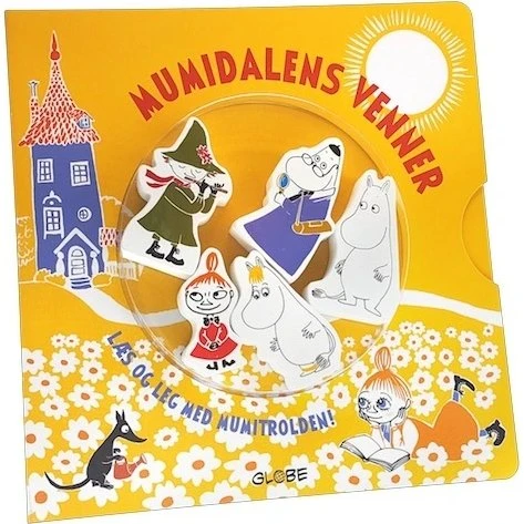 Tove Jansson: Mumidalens venner - bog med 5 træfigurer