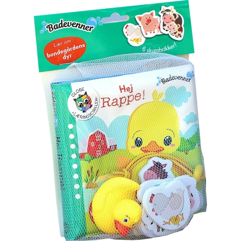 Badevenner - Hej Rappe! Badebog om bondegårdsdyr