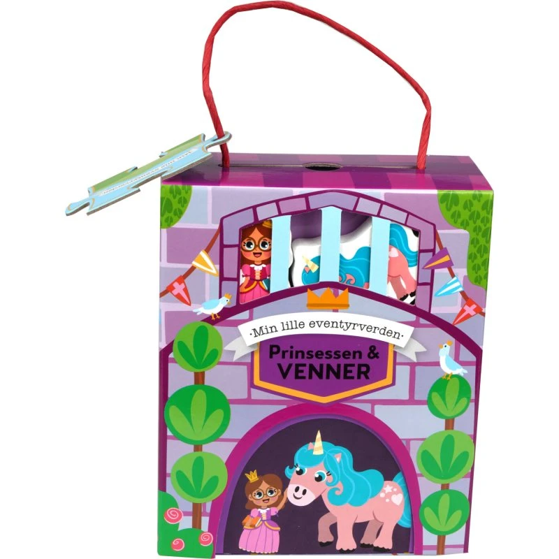 Min Lille Eventyrverden - Prinsessen & Venner (Papbog)