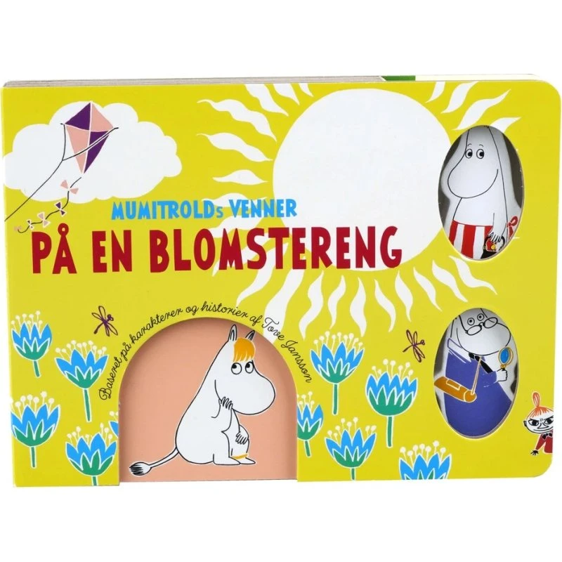 Mumitrolds venner: På en blomstereng – papbog