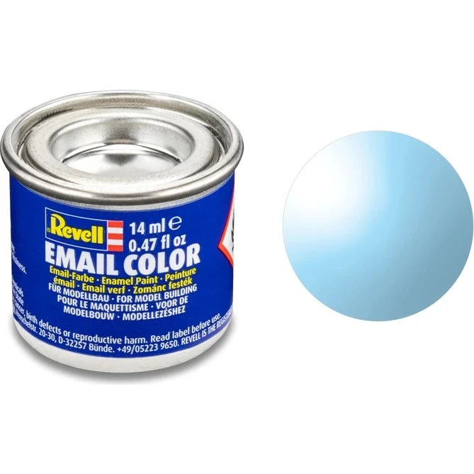 Revell Enamel 14 ml - Blue Clear (transparent blå)