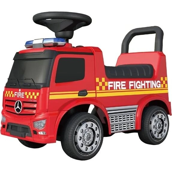 BabyTrold Mercedes Brandbil Gåbil, Rød (12+ mdr)