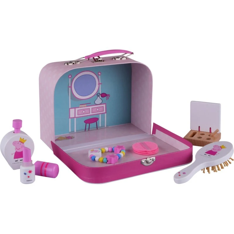 Peppa Pig beautysæt trækuffert til rolleleg