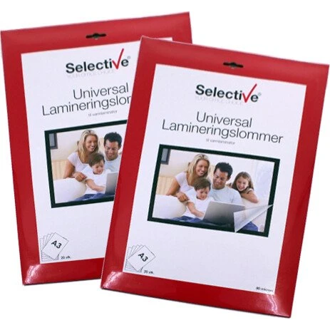 Hobby Mate Lamineringslommer A3 80 micron - 20 stk