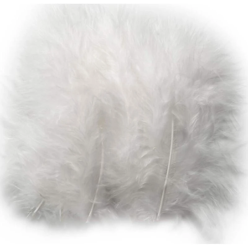 Dun 5-12 cm, hvid - 15 stk.