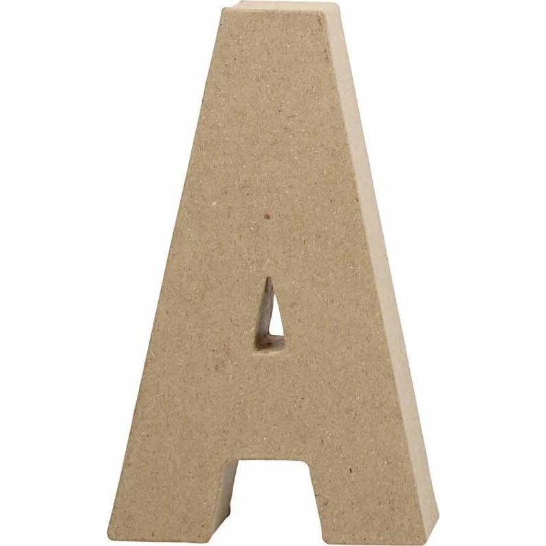 Creativ Company Bogstav A i papmaché 20,5x11,8x2,5 cm