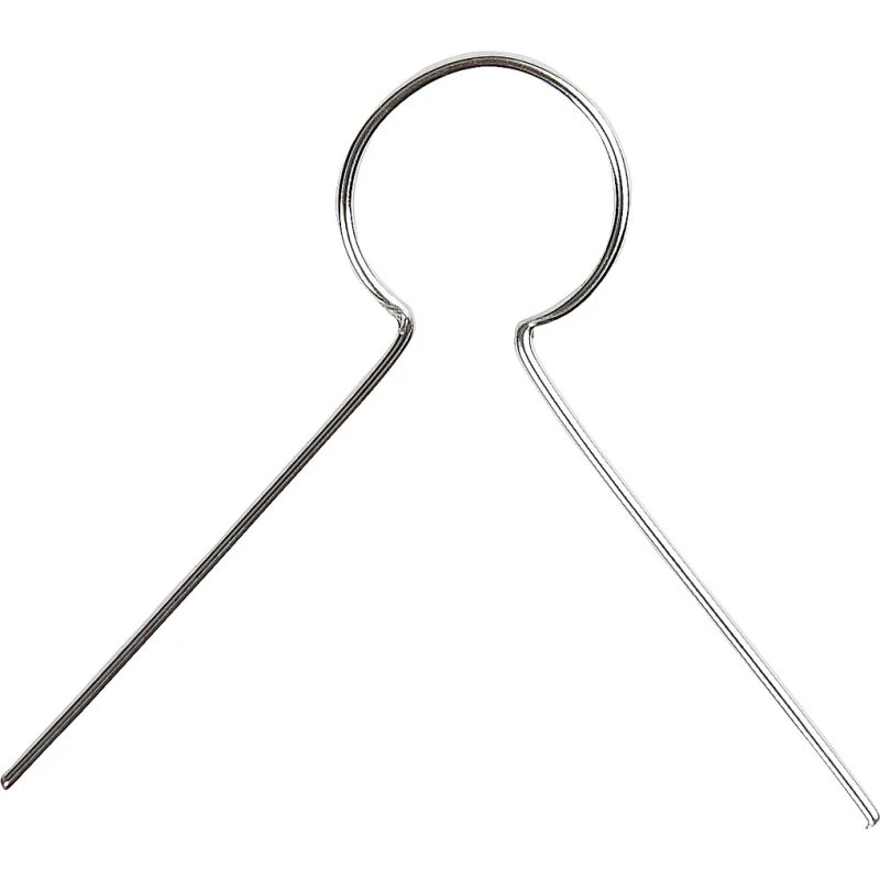 Creativ Company Ophæng 22 mm forsølvet 50 stk (hul 8 mm)