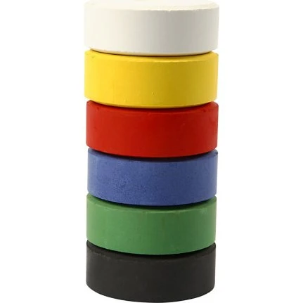 Creativ Company Vandfarveblokke Premium, Primærfarver 6 stk