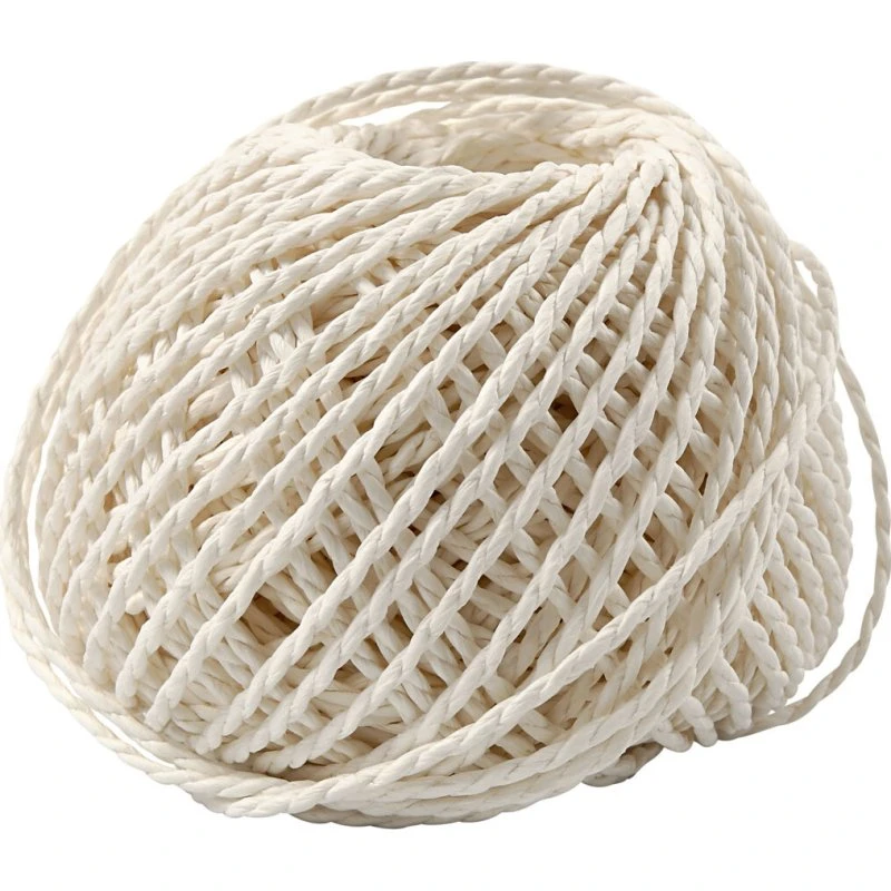 Creativ Company Papirgarn 2,5–3 mm, hvid 40 m (150 g)