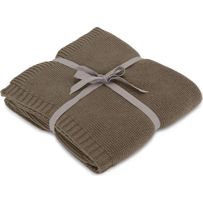 Vanilla Copenhagen Striktæppe 70x100 cm - Brun