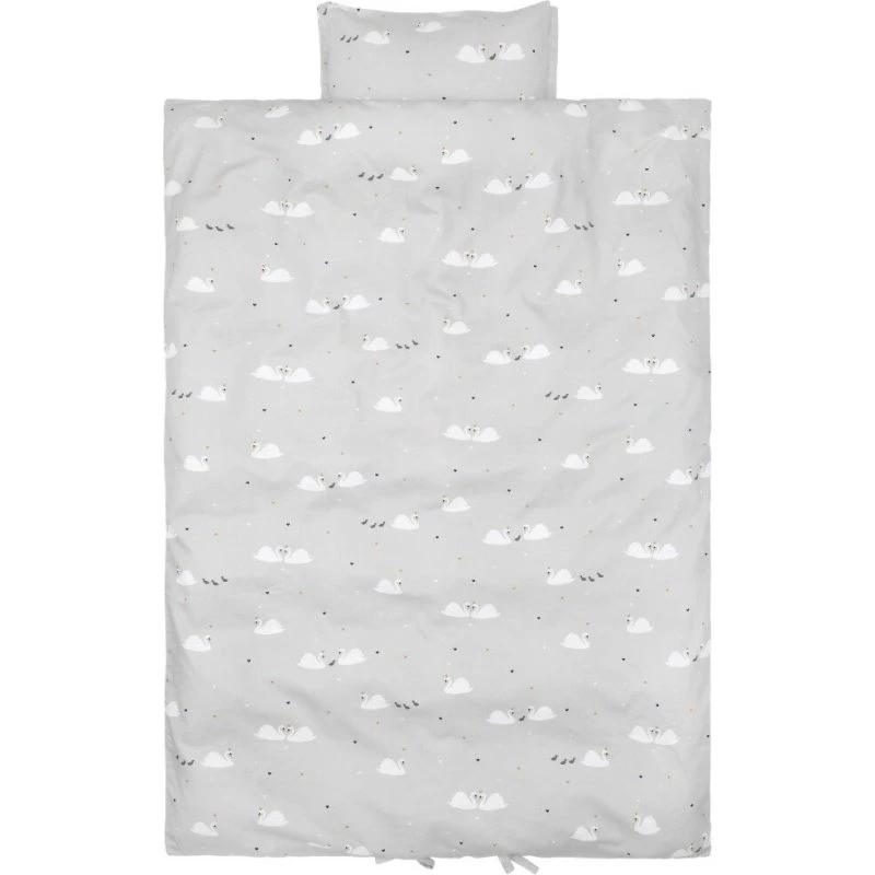 Vanilla Copenhagen Cozy Baby sengetøj 70x100/40x45 - Grå