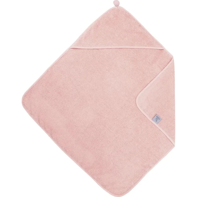 Vanilla Copenhagen Badeslag med hætte 80x80 cm Rose (Oeko-Tex)