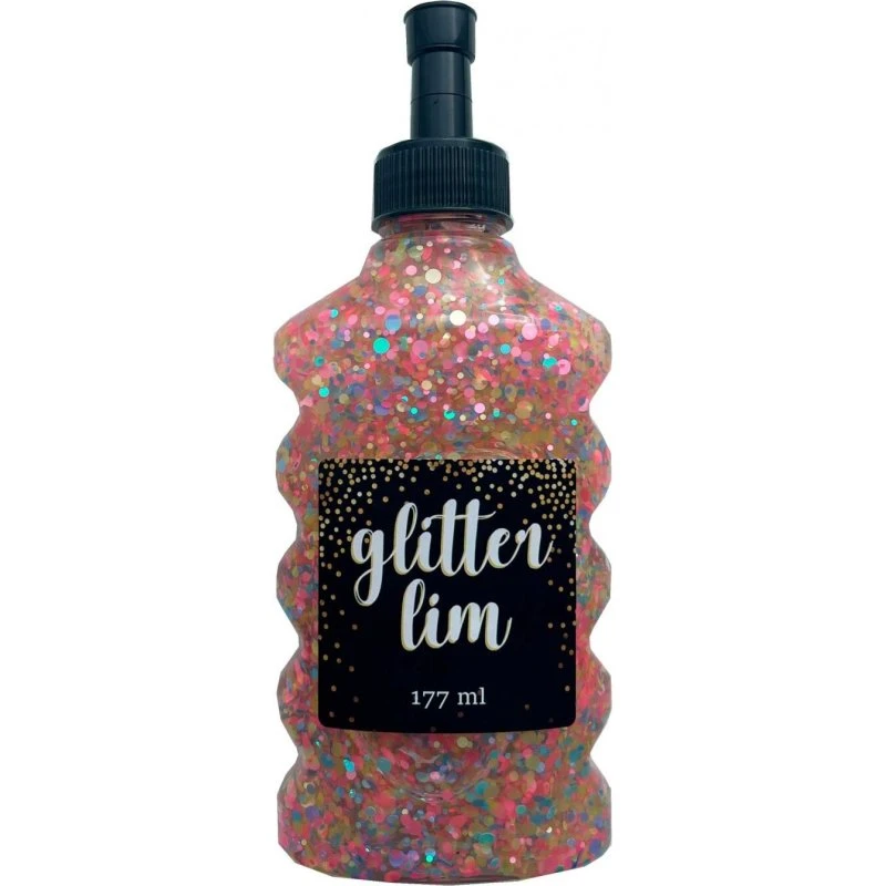 Glitterlim Grov Pink 177 ml