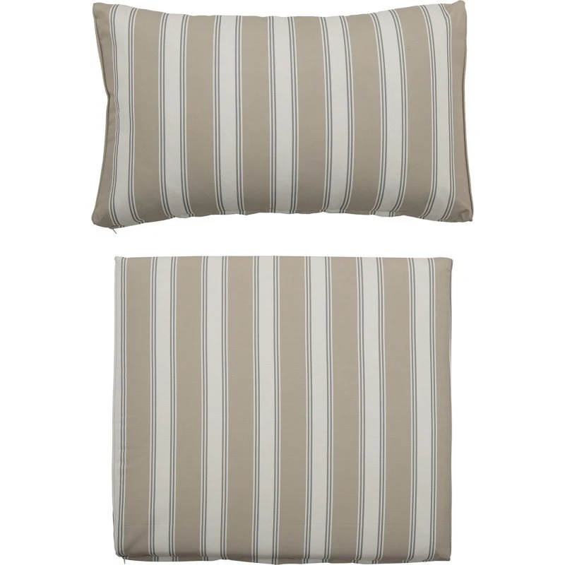 BLOOMINGVILLE Mundo pudebetræk (2 stk) - grøn/sand polyester