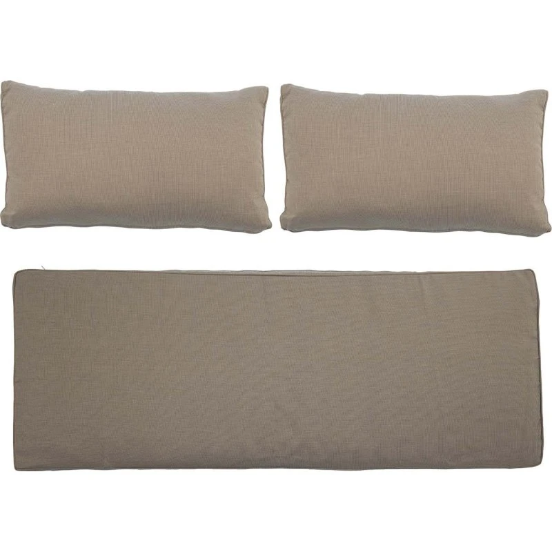 BLOOMINGVILLE Mundo pudebetræk 3-pak – brun polyester